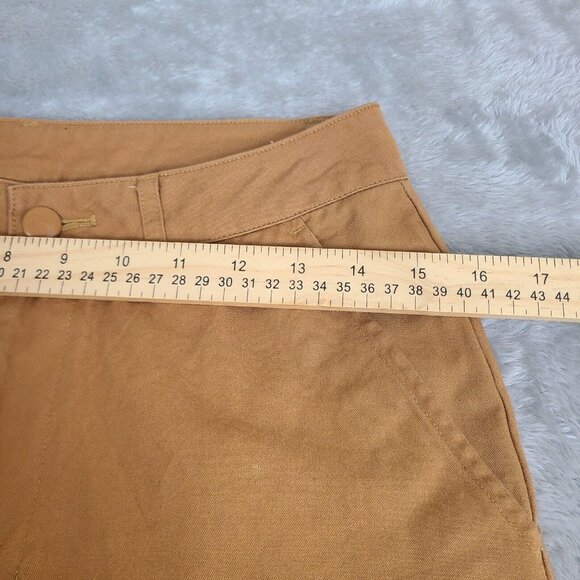 Adidas Womens RM300 Button Fly Pants Size 8 Twill Mesa High Rise with Pockets - Picture 3 of 7